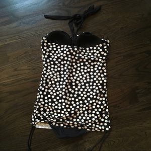 next Swim - One Piece Black and White Polka Dot Suit Size 10 next Swim - One Piece Black and White Polka Dot Suit Size 10